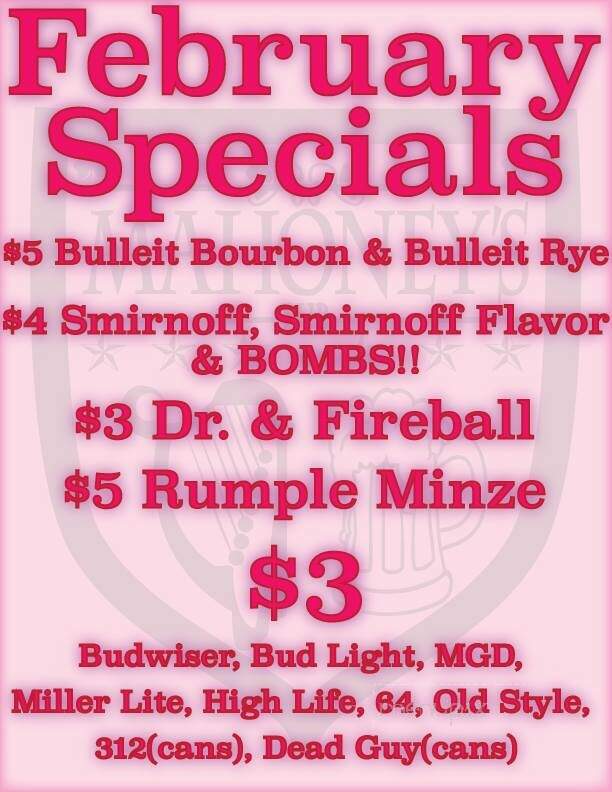 Mahoney's Pub - Villa Park, IL menu_pic