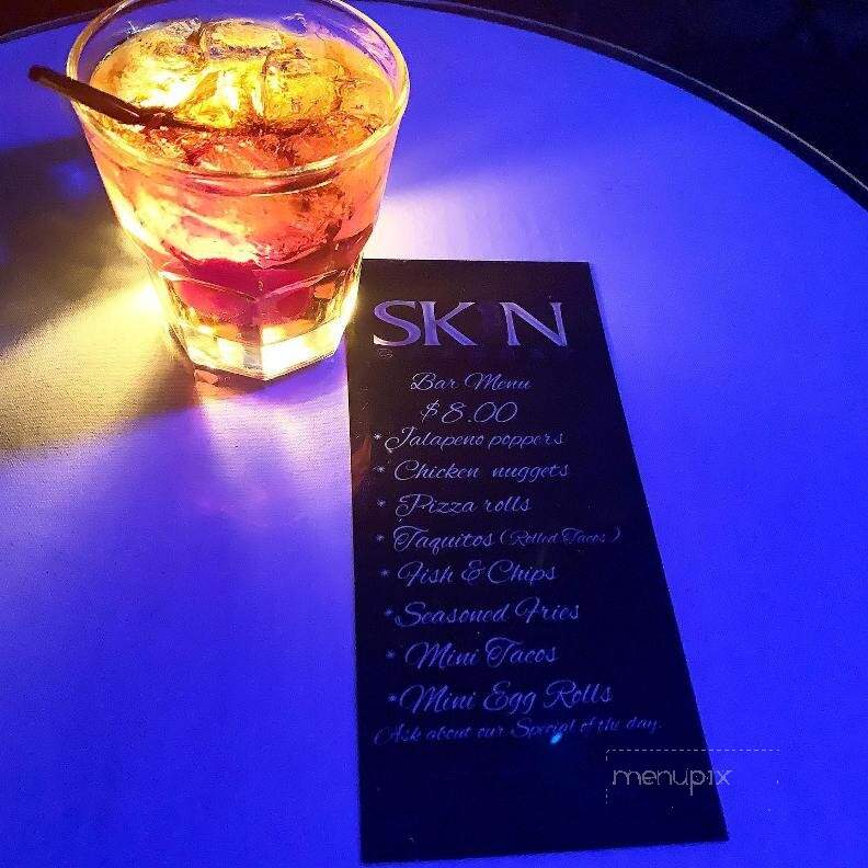 Skin Cabaret - Scottsdale, AZ menu_pic