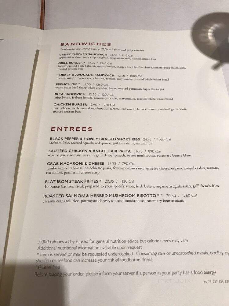 Nordstrom Cafe - Lone Tree, CO menu_pic