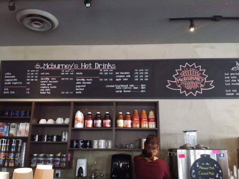 McBurney Coffee & Tea House - Langley, BC menu_pic