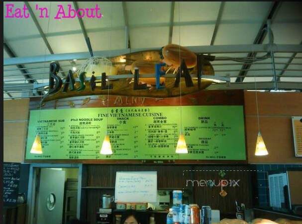 Basil Leaf - Richmond, BC menu_pic
