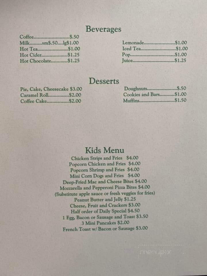 Homemade Kitchen - Livingston, MT menu_pic
