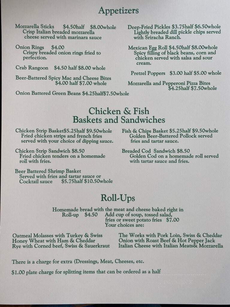 Homemade Kitchen - Livingston, MT menu_pic