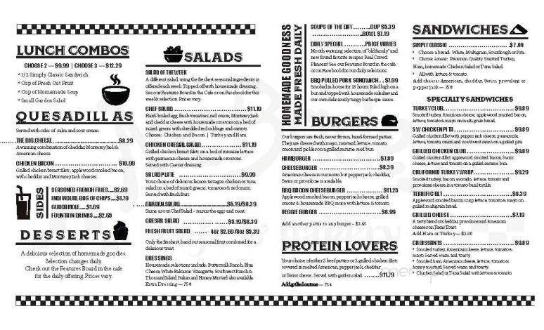 Mc Bride's Cafe & Bakery - Little Rock, AR menu_pic