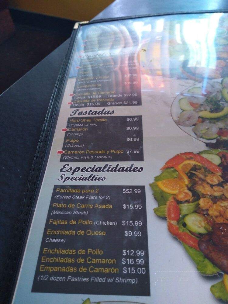 Mariscos El Mariachi #2 - Las Vegas, NV menu_pic