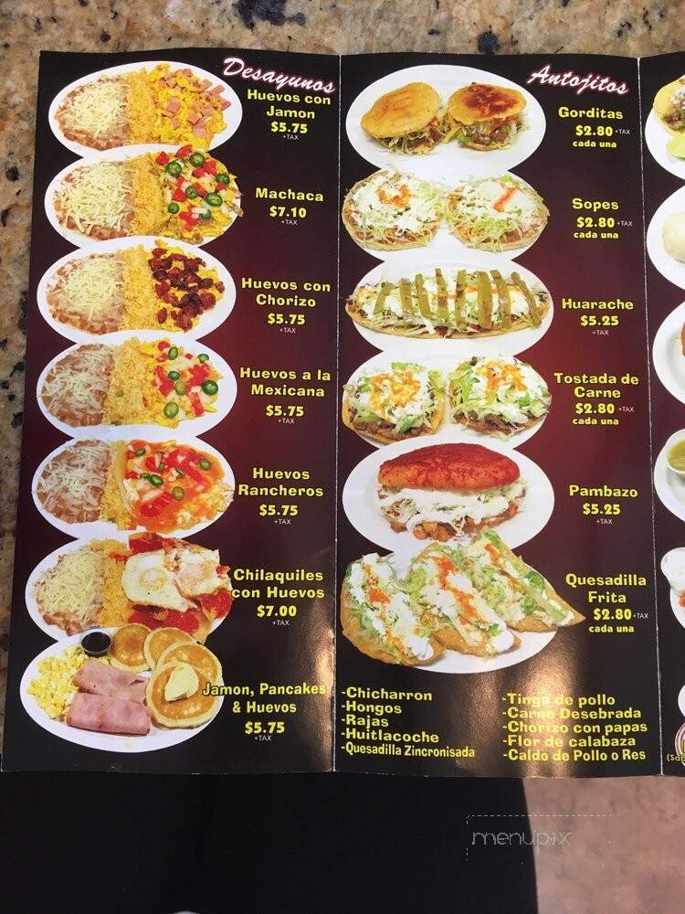 Restaurant Las Palmas - La Puente, CA menu_pic