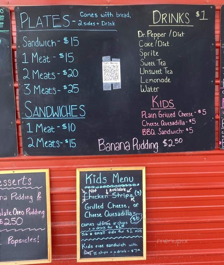 Jeff's BBQ - Nevada, TX menu_pic