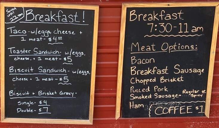 Jeff's BBQ - Nevada, TX menu_pic