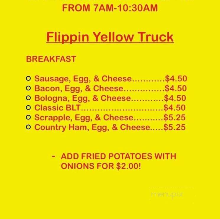 Flipping Yellow Truck - Callao, VA