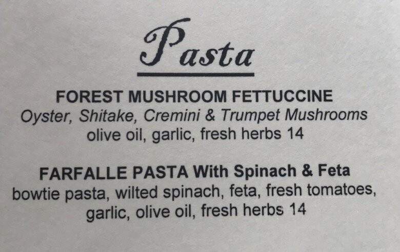 The Village Tavern - Cashiers, NC menu_pic
