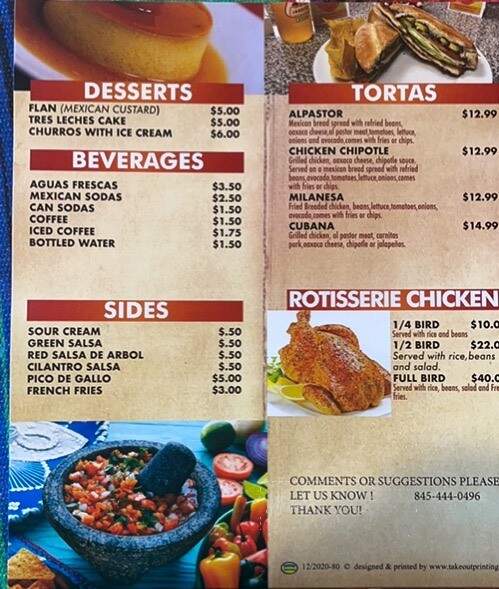 Avocado Cafe - Amenia, NY menu_pic