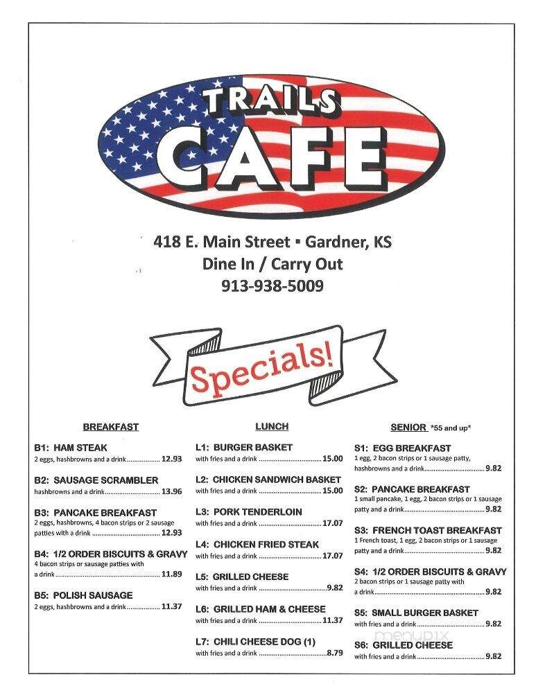 The Trails Cafe Kitchen - Gardner, KS