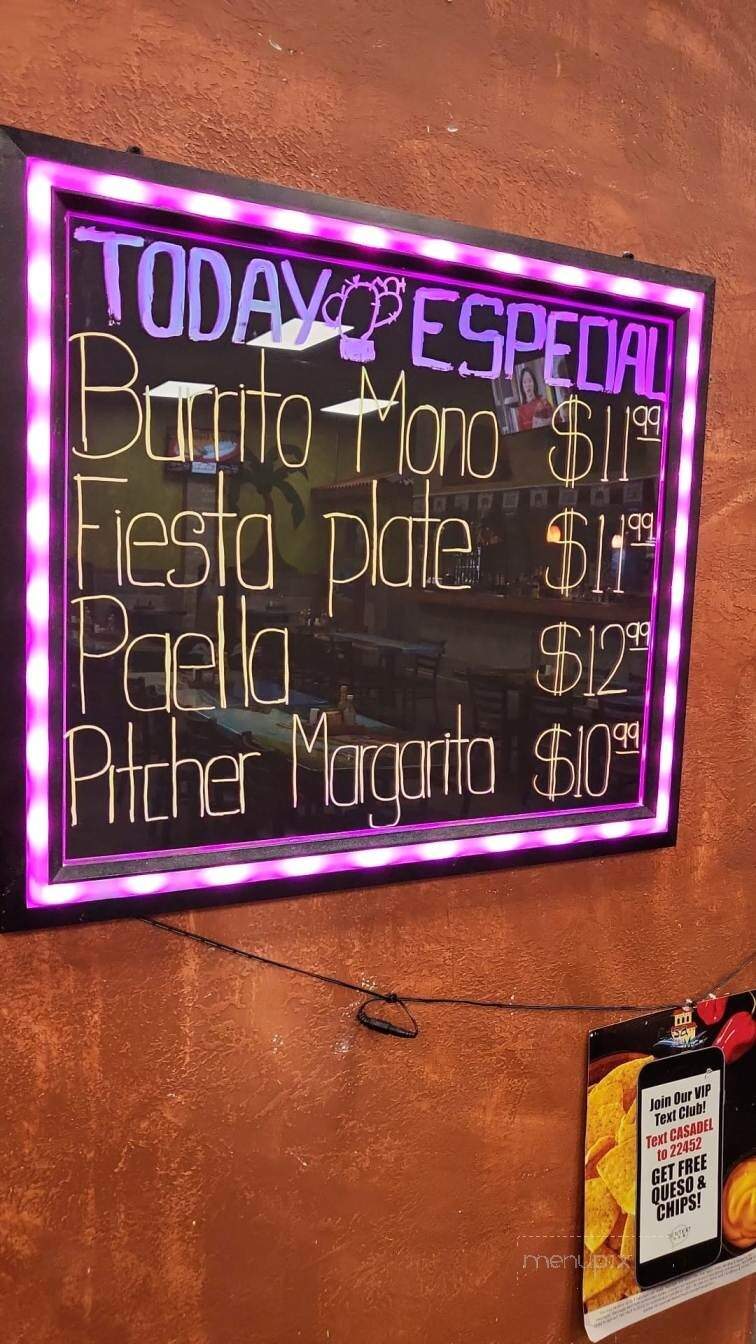 Casa Del Mar II - Charleston, IL menu_pic