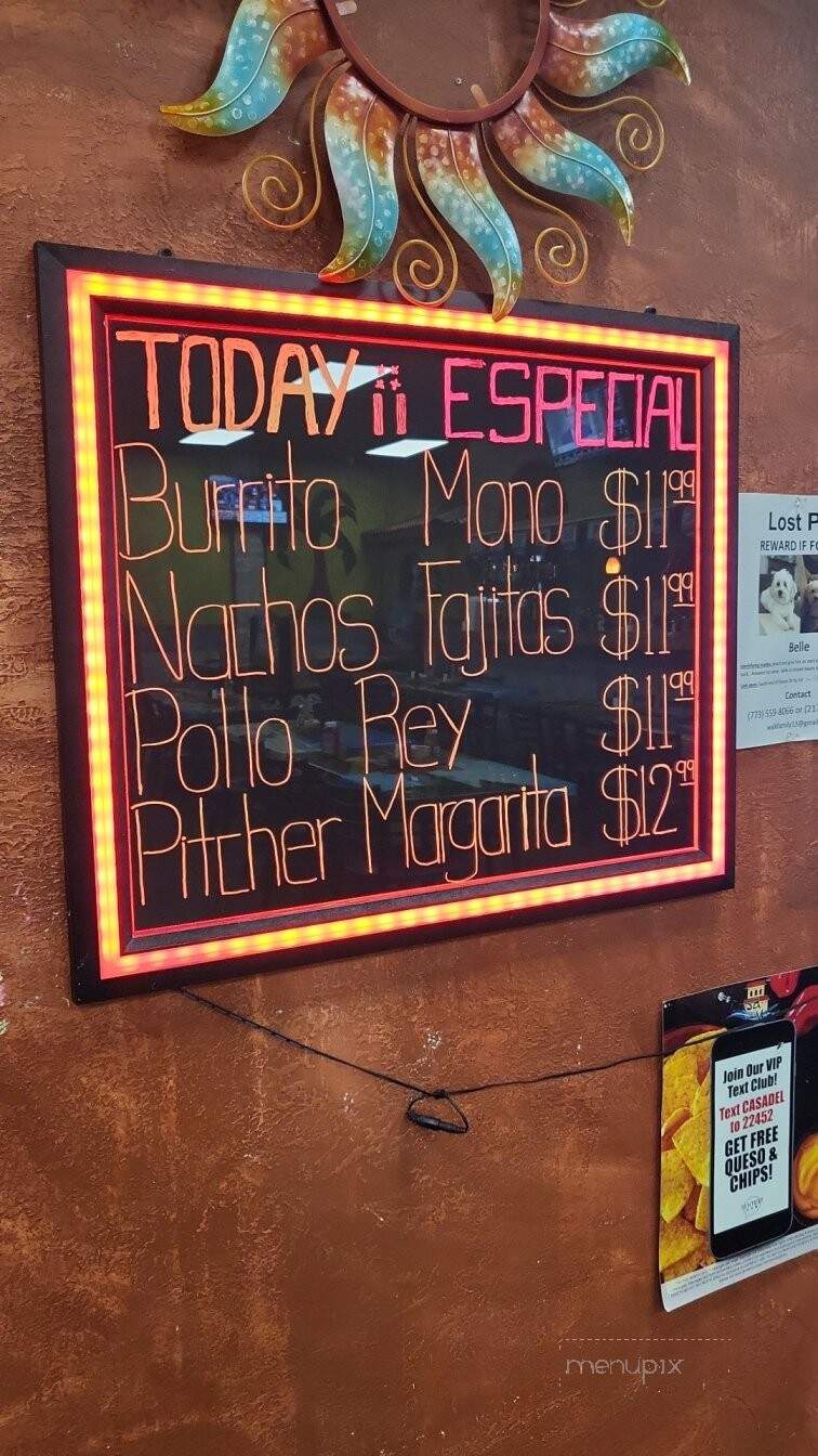 Casa Del Mar II - Charleston, IL menu_pic