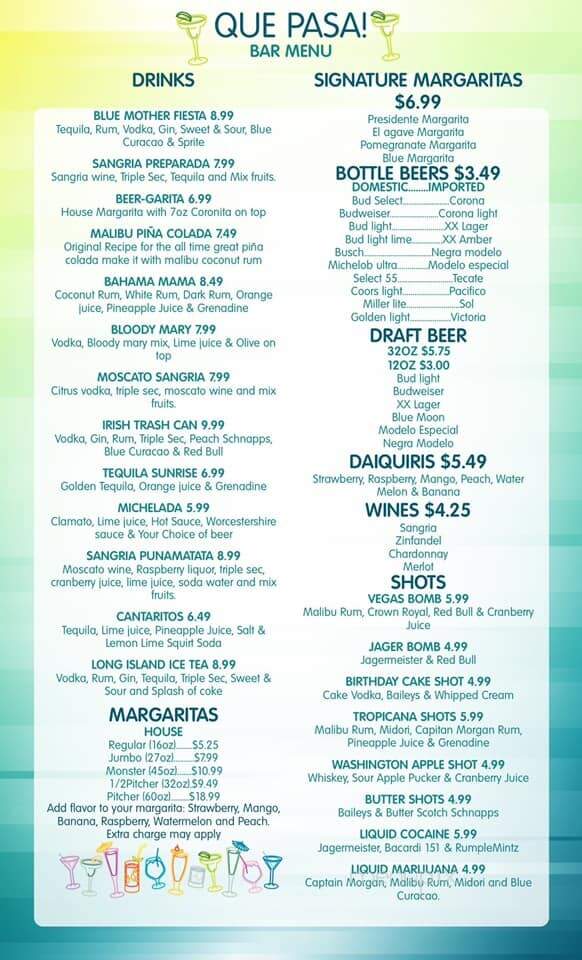Que Pasa! - Union, MO menu_pic