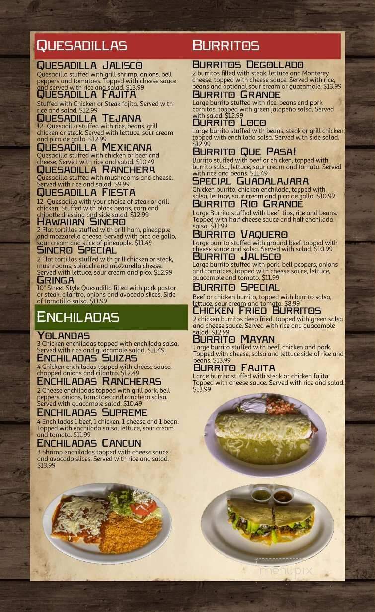 Que Pasa! - Union, MO menu_pic