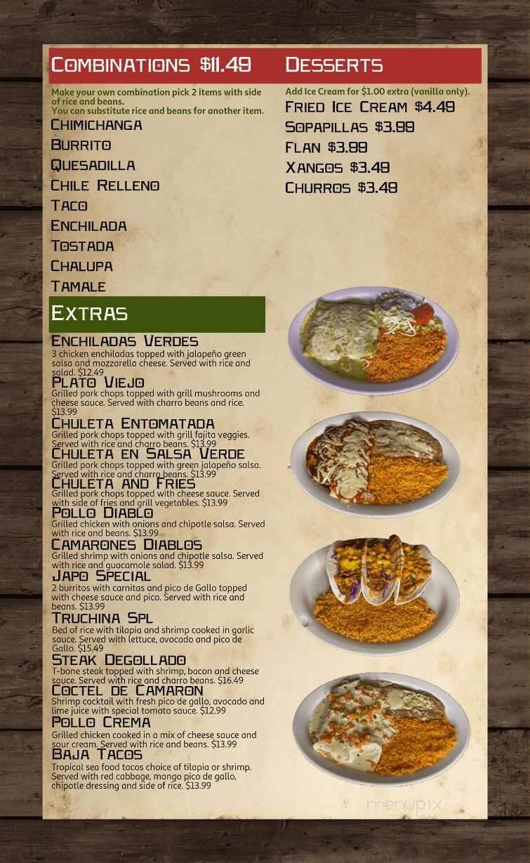 Que Pasa! - Union, MO menu_pic