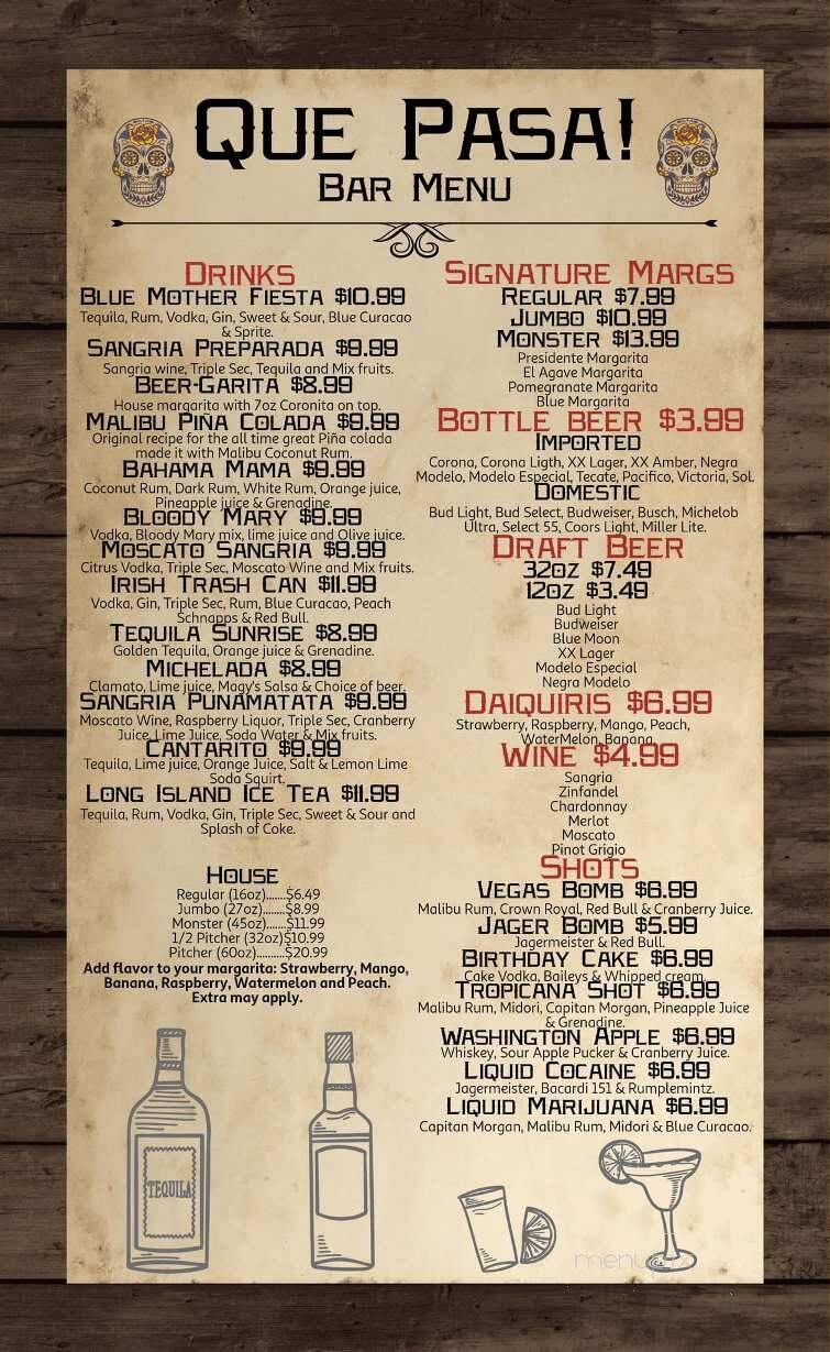 Que Pasa! - Union, MO menu_pic