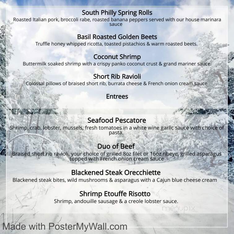 The Down Pour - Wilkes-Barre, PA menu_pic