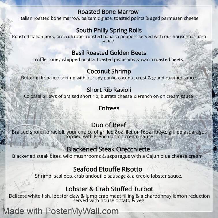 The Down Pour - Wilkes-Barre, PA menu_pic