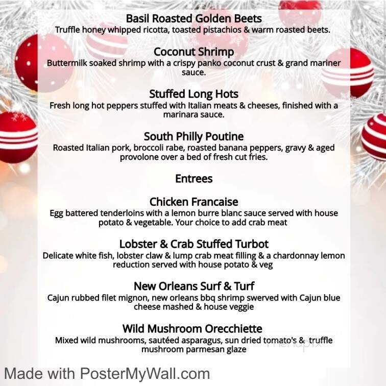 The Down Pour - Wilkes-Barre, PA menu_pic