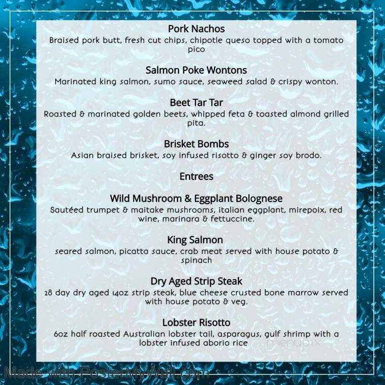 The Down Pour - Wilkes-Barre, PA menu_pic