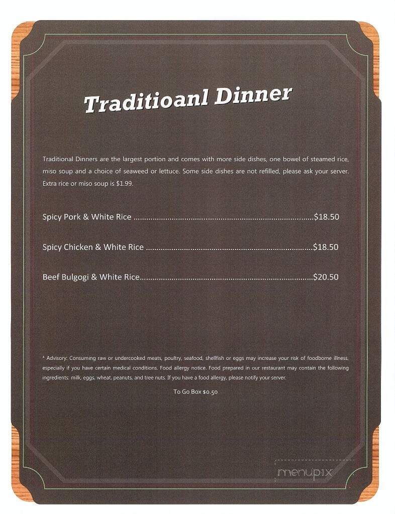 Busan Korean Restaurant - Enterprise, AL menu_pic