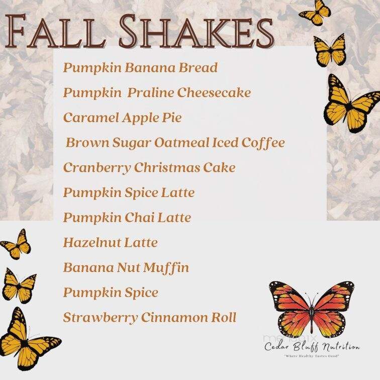Cedar Bluff Nutrition - Knoxville, TN menu_pic