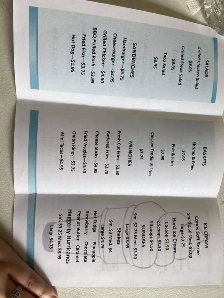 Dotty Haggerty's Ice Cream and More - Franklin, PA menu_pic