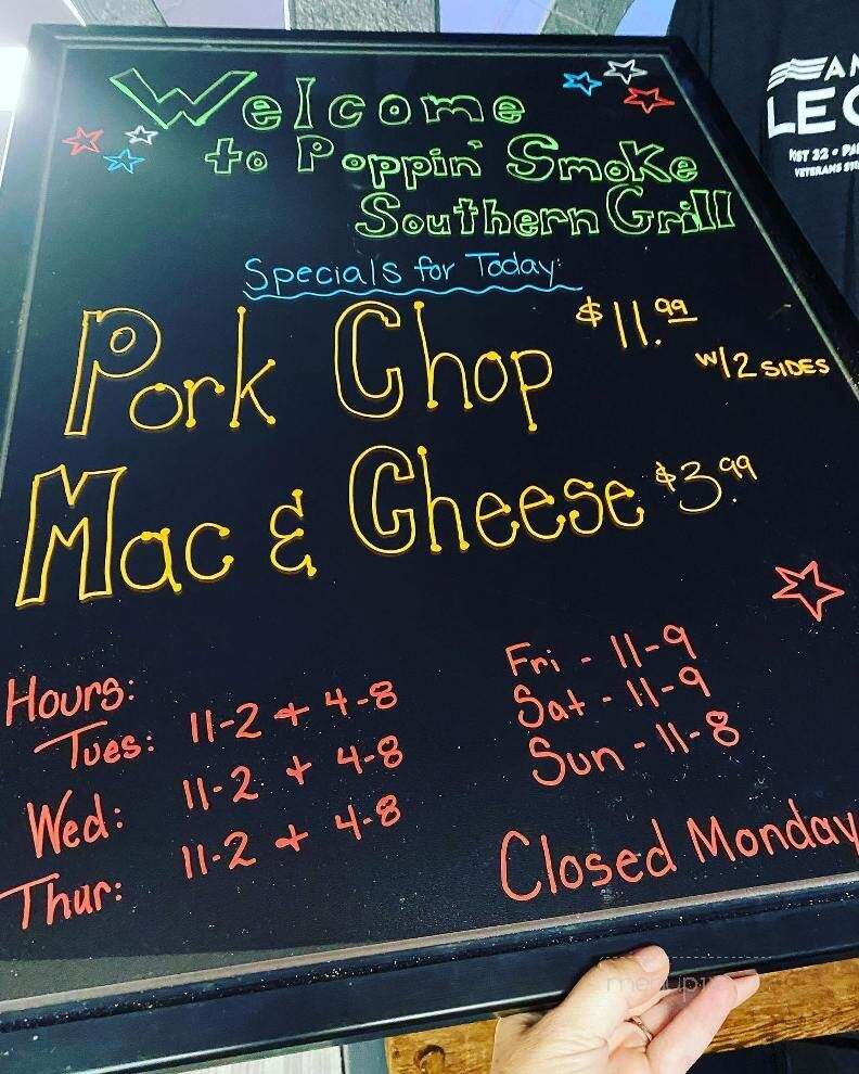 Poppin' Smoke Southern Grill - Papillion, NE menu_pic