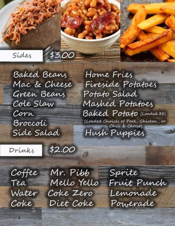 Crazy D's BBQ and Southern Grill - Corryton, TN menu_pic