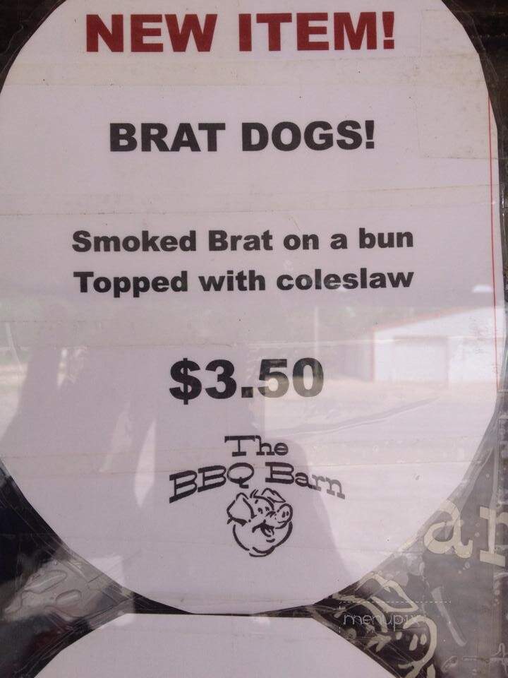 BBQ Barn - Minco, OK menu_pic
