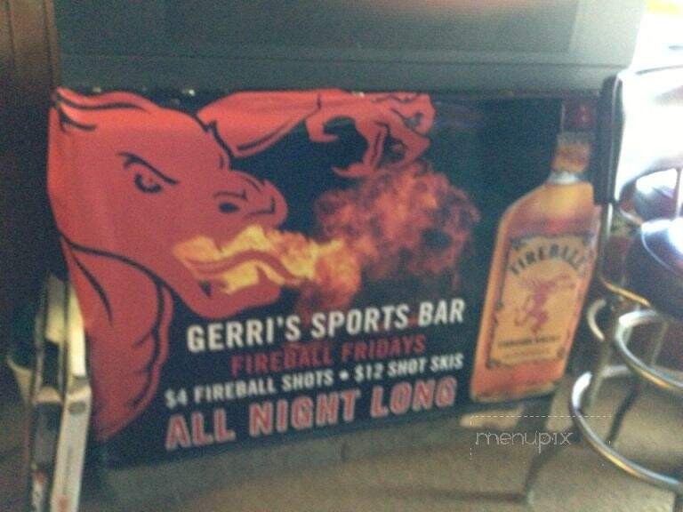 Gerri's Sports Pub - Margate, FL menu_pic