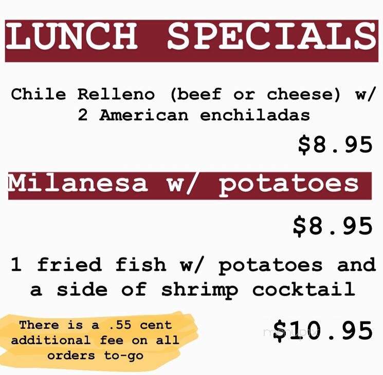 Ricardo's International Cuisine - Brownsville, TX menu_pic