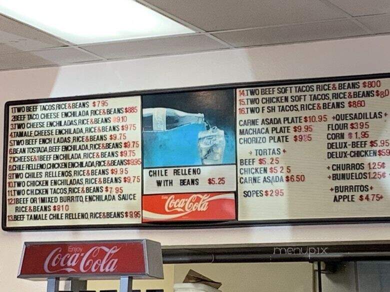 Maritza's Mexican Food - San Diego, CA menu_pic