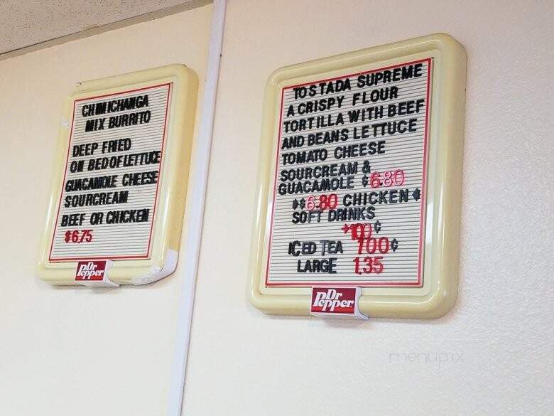 Maritza's Mexican Food - San Diego, CA menu_pic