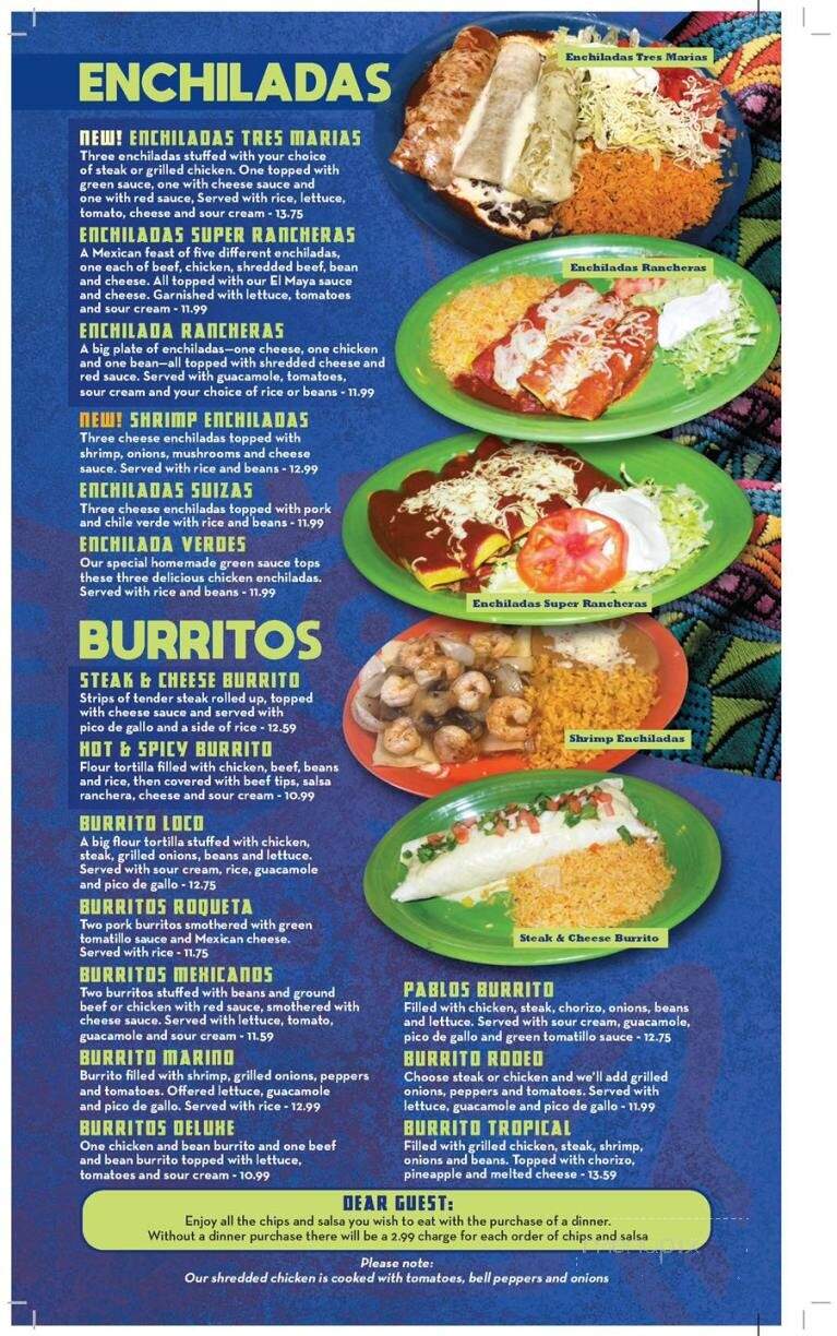 El Rodeo Mexican Restaurant - Fishers, IN menu_pic