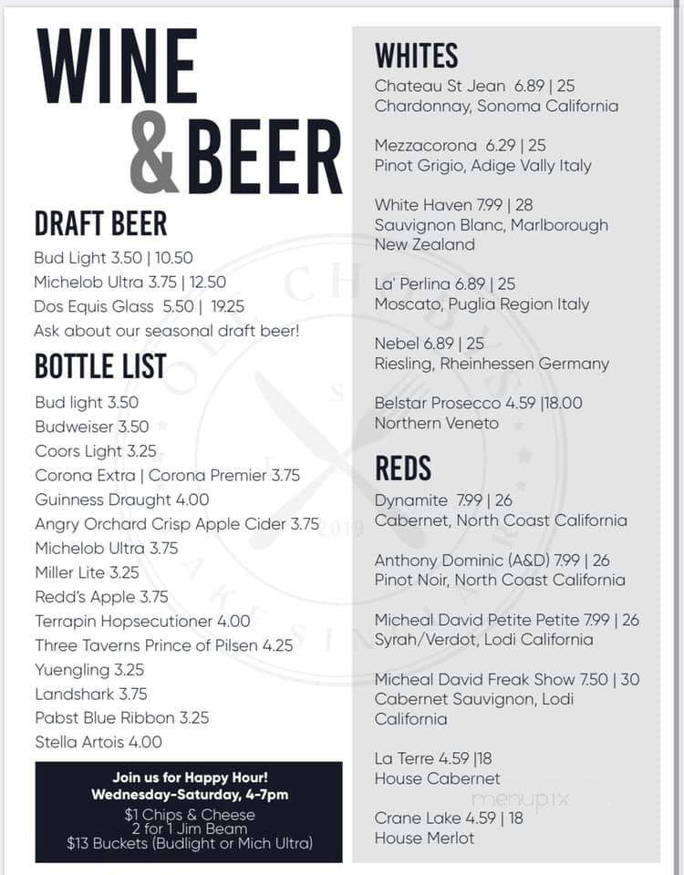 Choby's At Little River - Milledgeville, GA menu_pic