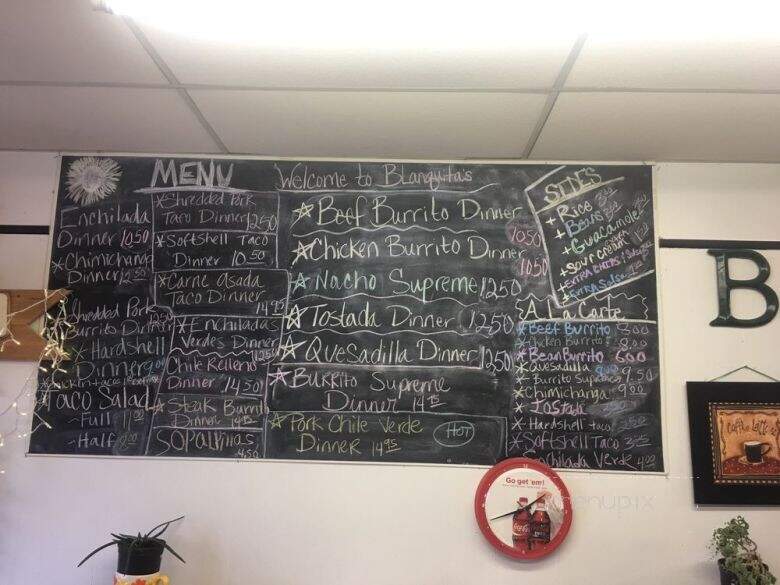 Blanquita's Authentic Mexican - Ord, NE menu_pic