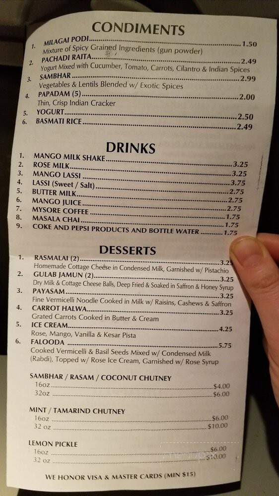 Udipi Cafe - Monroeville, PA