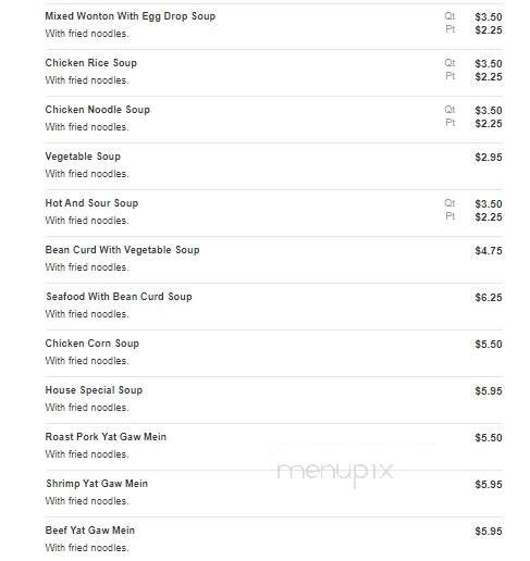 China Star - Madison, TN menu_pic