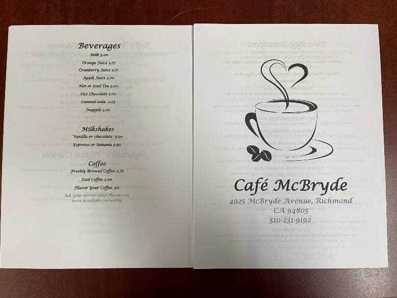 Cafe McBryde - Richmond, CA