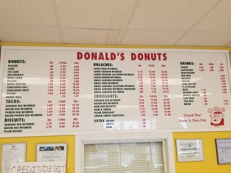 Donald's Donuts - Humble, TX