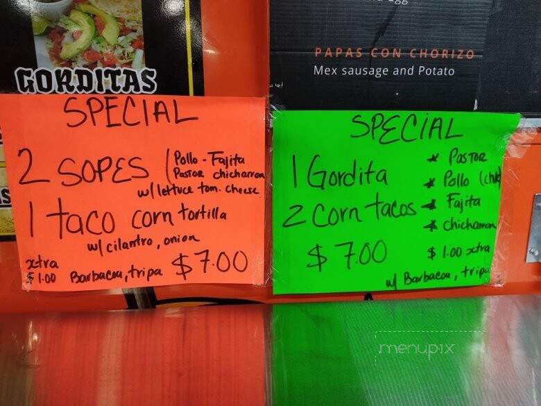 Taqueria Los Charros - Webster, TX menu_pic