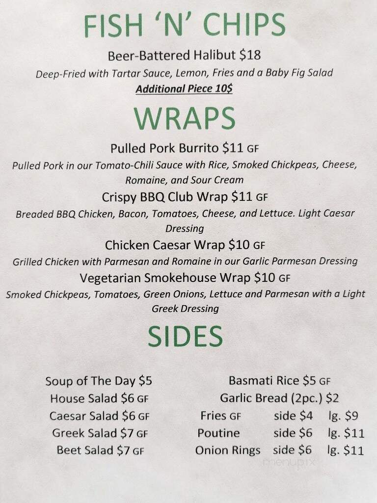 Rustie's JFB Cafe - Blind River, ON menu_pic