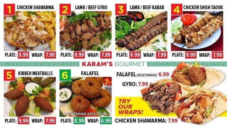 Karam's Gourmet - Orange Park, FL menu_pic
