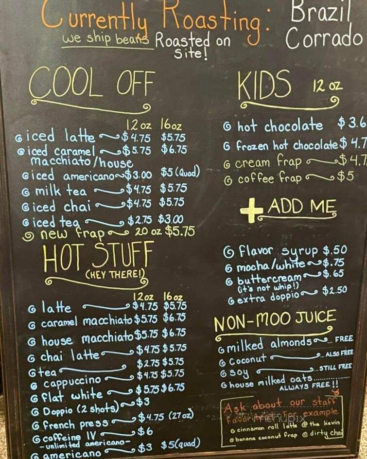 Baked + Brewed Bakery and Coffeehouse - Sulphur Springs, TX menu_pic