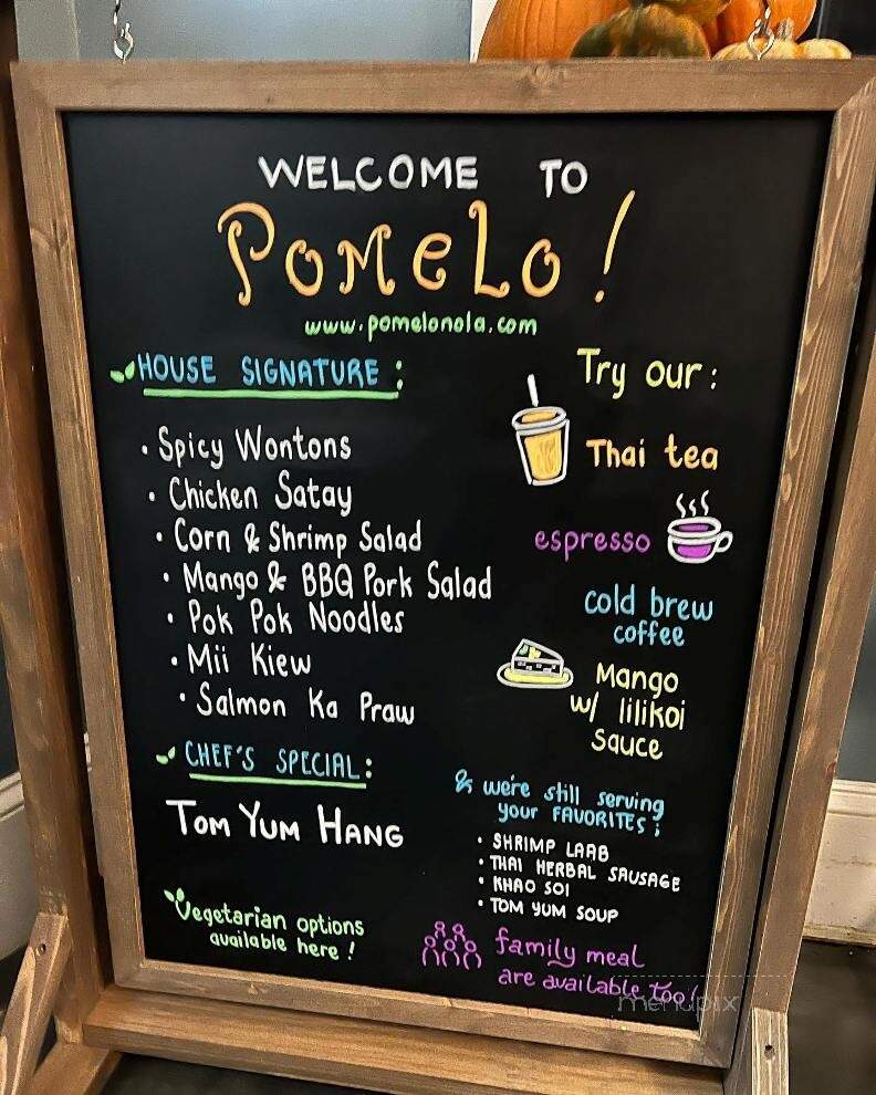 Pomelo NOLA - New Orleans, LA menu_pic
