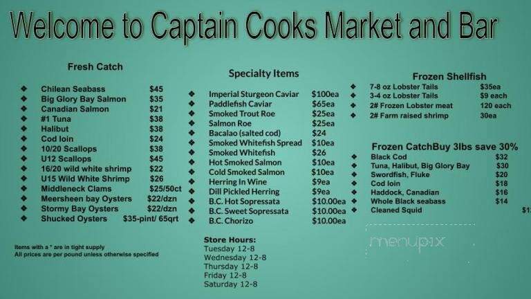 Capt Cooks Seafood Market - Oneonta, NY