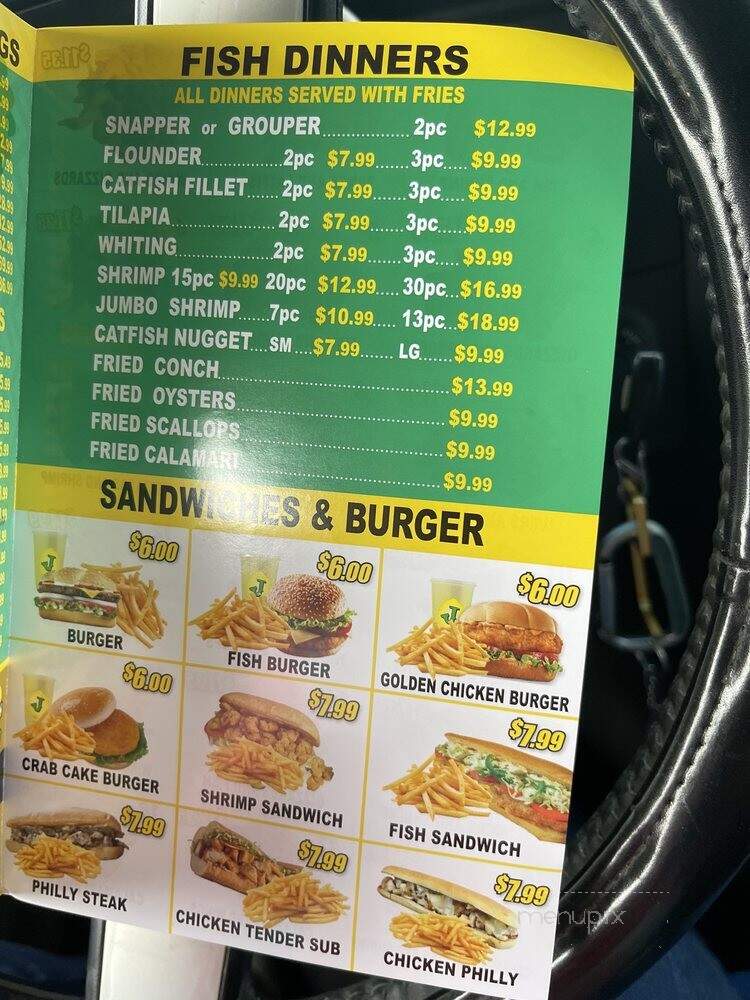 J Lemon Pepper Fish & Chicken - Jacksonville, FL menu_pic